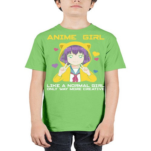 anime girl like a normal girl209# - anime - Youth Tee Unisex