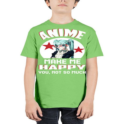 anime make me happy you not so much210# - anime - Youth Tee Unisex