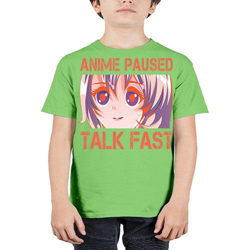 anime paused talk fast211# - anime - Youth Tee Unisex