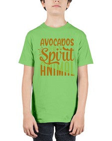 avocados are my spirit animal 32# - Avocado - Youth Tee Unisex