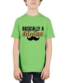 basically a deteetiue 249# - graphic - Youth Tee Unisex