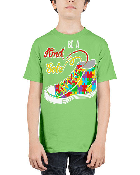 be a kind sole autism 59# - autism - Youth Tee Unisex
