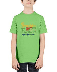 beachin not teaching Style 64# - teacher - Youth Tee Unisex