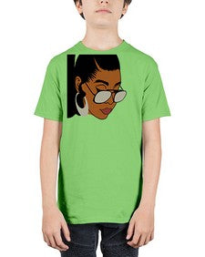 black afro 42# - black girls or women - Youth Tee Unisex
