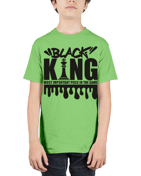 black king 214# - black words and phrases - Youth Tee Unisex