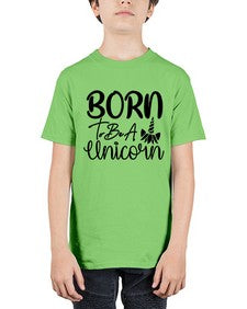 born to be a unicorn 66# - unicorn - Youth Tee Unisex