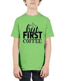 but first coffee 697# - tea - Youth Tee Unisex