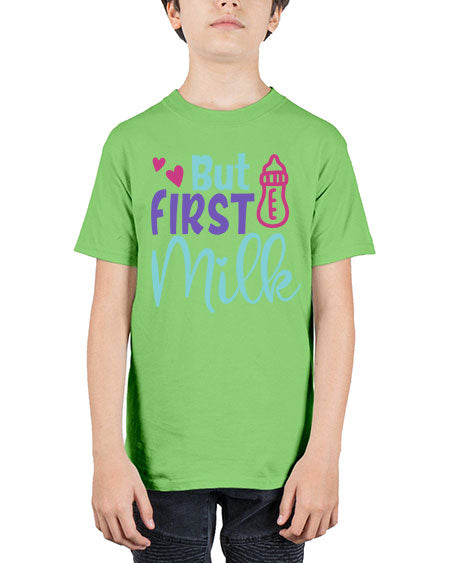 but first milk Style 49# - baby - Youth Tee Unisex