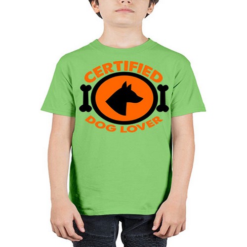 certified dog lover - dogs - Youth Tee Unisex