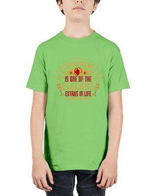 champagne is one of the elegant extras in life 79# - drinking - Youth Tee Unisex