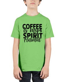 coffee is my spirit animal 820# - tea - Youth Tee Unisex