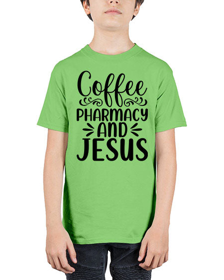 coffee pharmacy and jesus 661# - pharmacist - Youth Tee Unisex