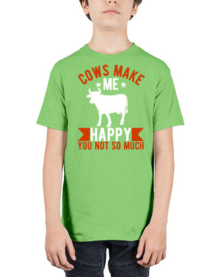 cows make me happy you not so much Style 5# - cow - Youth Tee Unisex