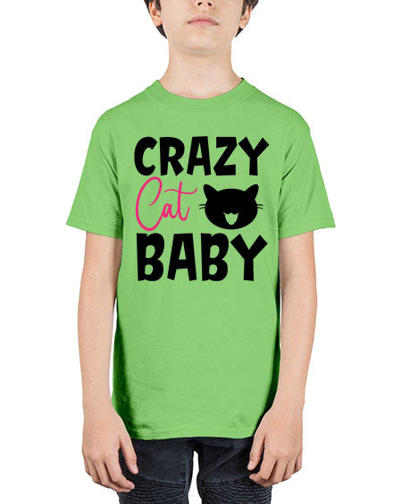 crazy cat baby Style 66# - baby - Youth Tee Unisex