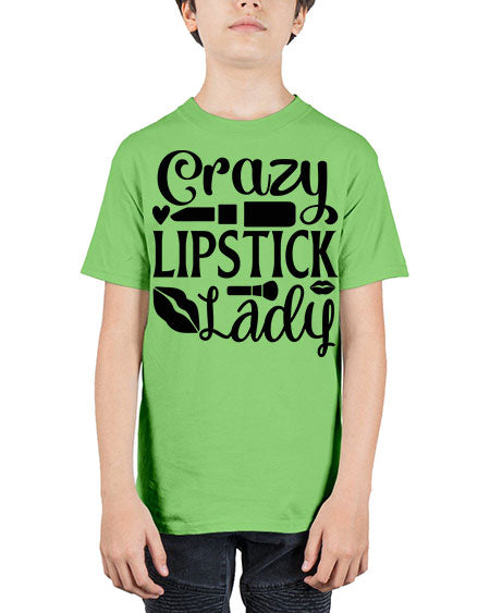 crazy lipstick lady 6# - beauty - fashion - Youth Tee Unisex