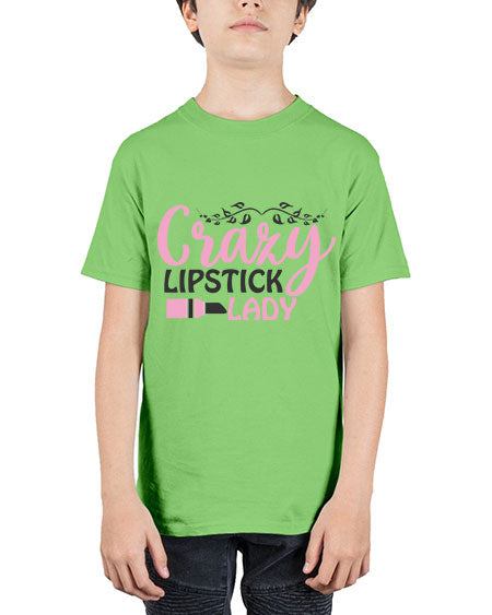 crazy lipstick lady Style 159# - beauty - fashion - Youth Tee Unisex
