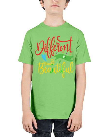 different is beautiful Style 11# - autism - Youth Tee Unisex