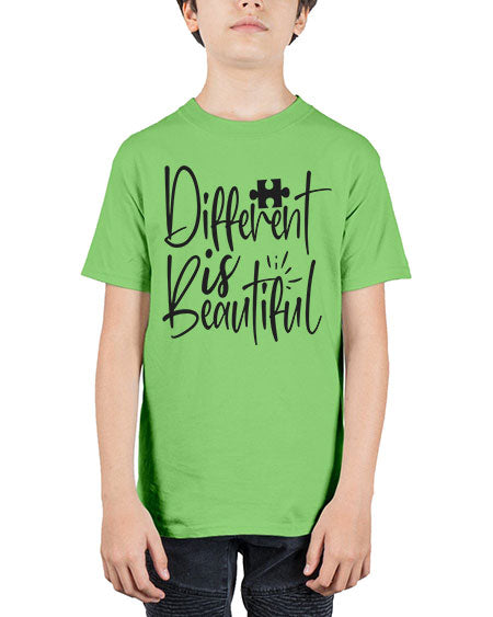 different is beautiful Style 12# - autism - Youth Tee Unisex