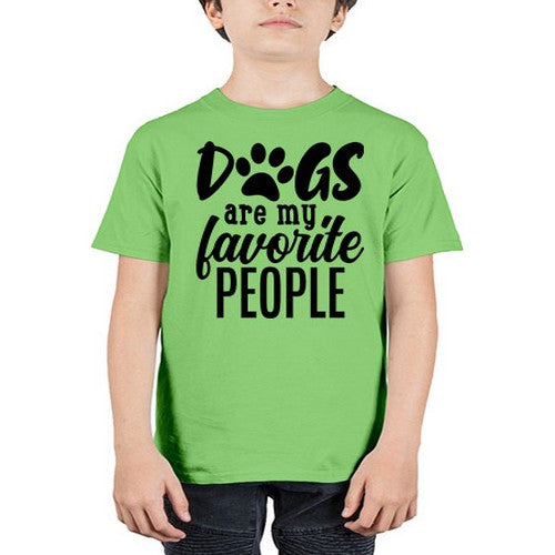 dogs are my favorite people Style 92# - dogs - Youth Tee Unisex