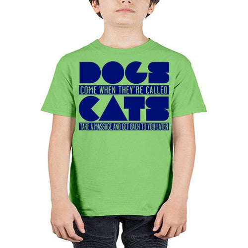 dogs come whey called - dogs - Youth Tee Unisex