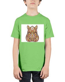 ethnic boar 417# - mandala - Youth Tee Unisex