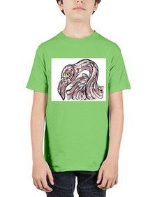 ethnic flamingo 423# - mandala - Youth Tee Unisex