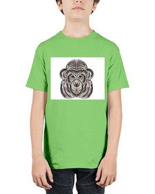 ethnic monkey 431# - mandala - Youth Tee Unisex