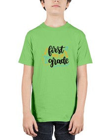first day of first grade 102# - first grade - Youth Tee Unisex