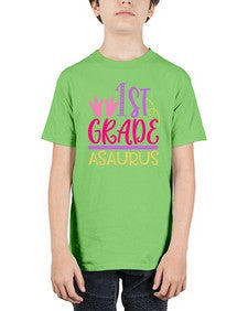 first grade asaurus 117# - first grade - Youth Tee Unisex