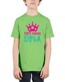 first grade diva 128# - first grade - Youth Tee Unisex