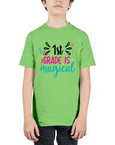 first grade is magical 140# - first grade - Youth Tee Unisex
