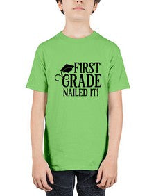 first grade nailed it 151# - first grade - Youth Tee Unisex