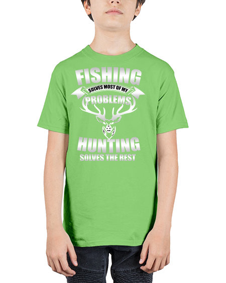 fishing 29# - shark-fish - Youth Tee Unisex