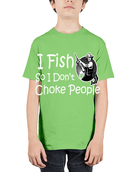 fishing 34# - shark-fish - Youth Tee Unisex