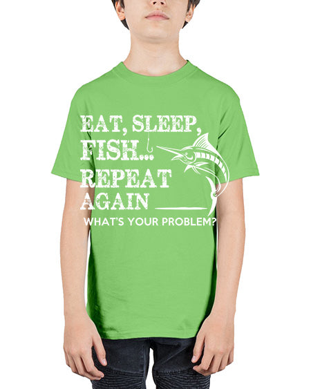 fishing 36# - shark-fish - Youth Tee Unisex