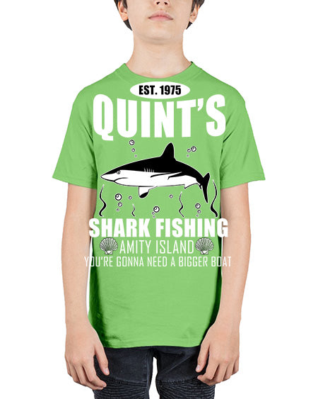 fishing 40# - shark-fish - Youth Tee Unisex