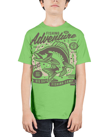fishing adventure 51# - shark-fish - Youth Tee Unisex