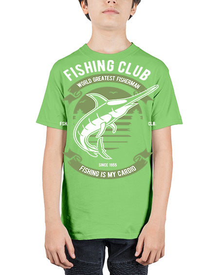 fishing club 50# - shark-fish - Youth Tee Unisex