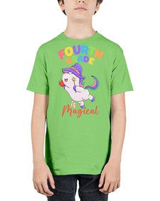 fourth Grade is Magical Unicorn 186# - fourth grade - Youth Tee Unisex