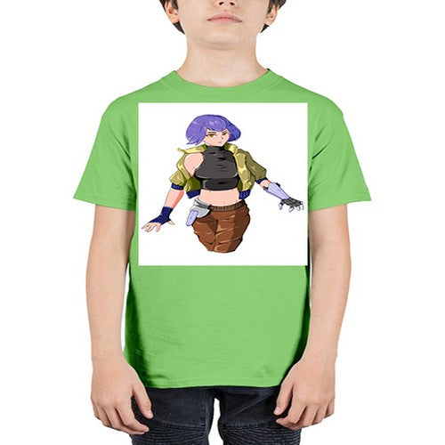 girl with gauntlet169# - anime - Youth Tee Unisex