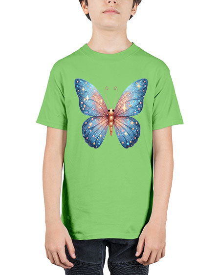 glitter butterfly 10# - butterfly - Youth Tee Unisex