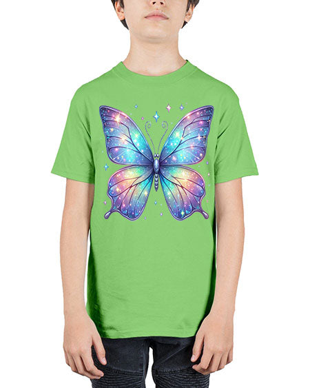 glitter butterfly 14# - butterfly - Youth Tee Unisex