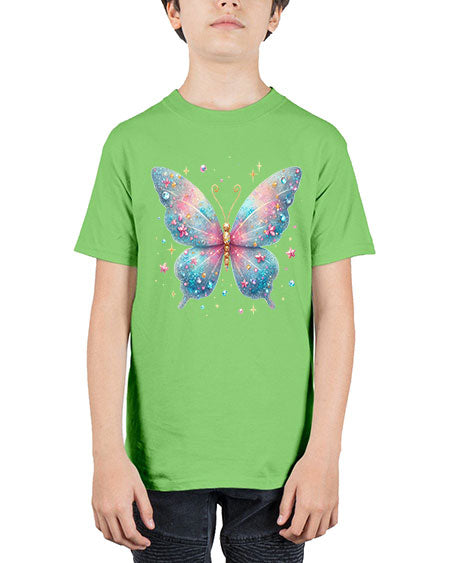 glitter butterfly 1# - butterfly - Youth Tee Unisex