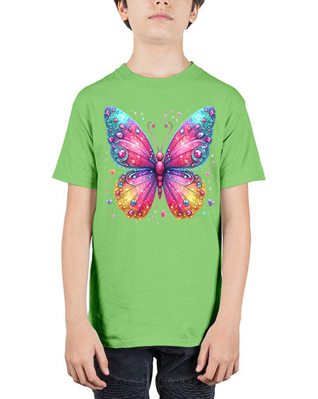 glitter butterfly 23# - butterfly - Youth Tee Unisex