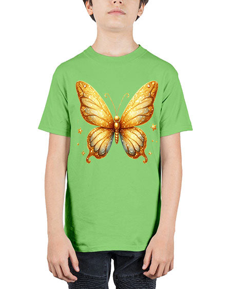 glitter butterfly 24# - butterfly - Youth Tee Unisex