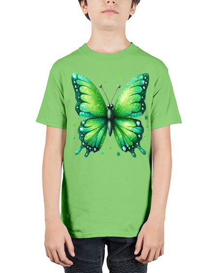 glitter butterfly 4# - butterfly - Youth Tee Unisex