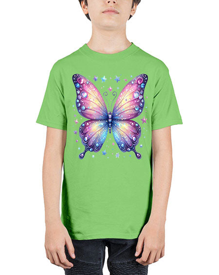 glitter butterfly 6# - butterfly - Youth Tee Unisex