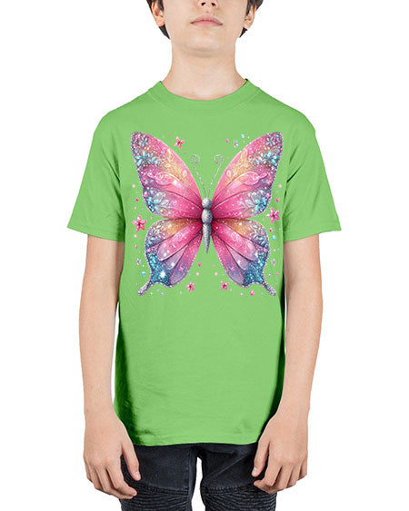 glitter butterfly 8# - butterfly - Youth Tee Unisex