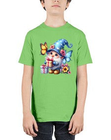 gnome with butterfly 03# - gnome - Youth Tee Unisex