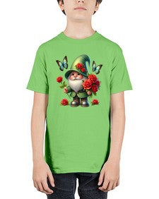 gnome with butterfly 11# - gnome - Youth Tee Unisex